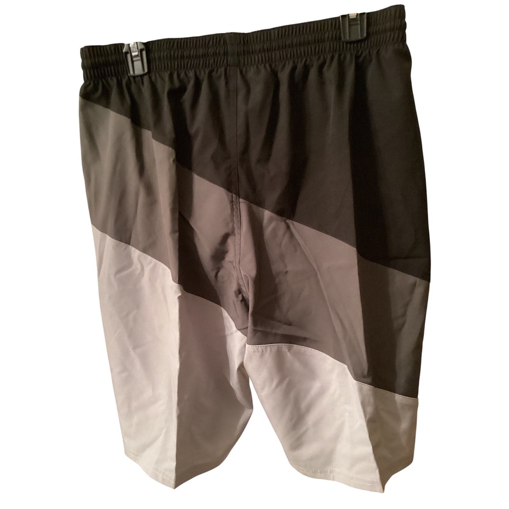 Nike Swim Mens Colorblock Board Shorts Black Grey  Size Large Tall NWT - Picture 2 of 5